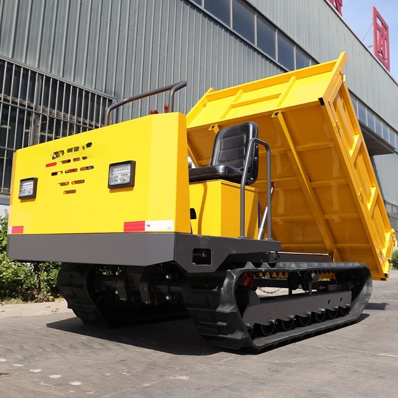 Transfert de matériaux 2T 3T Mini Dumper sur chenilles TOROS Track Hydraulique 4 tonnes Transporter Dumper sur chenilles
