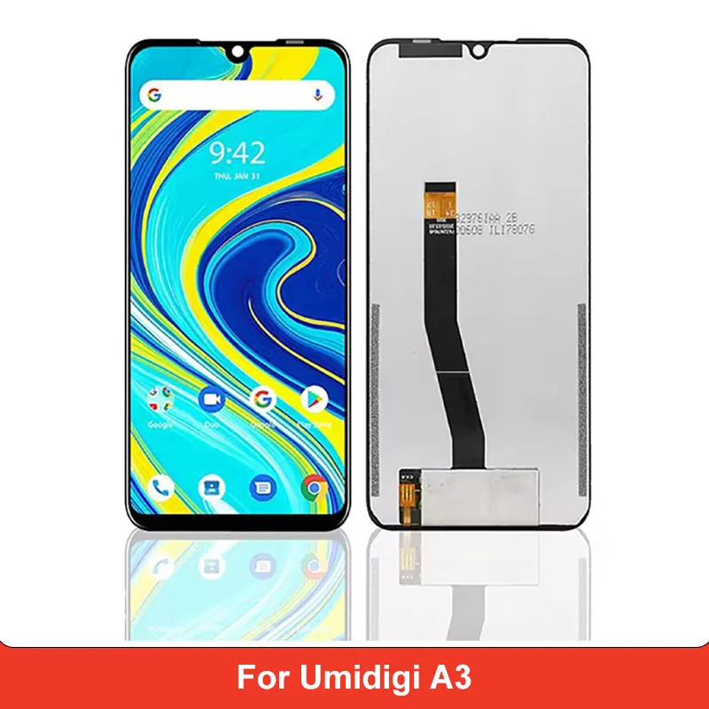 LCD Screen For Umidigi A3 Display Touch Screen Dgitizer Assembly Replacement Parts