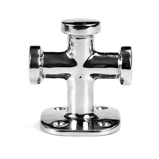 Yacht Accessories Marine Dock Bollard Marine Single Cross Bollard SS316