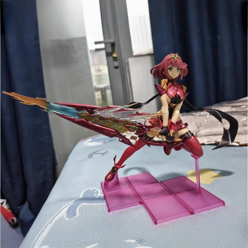 Na Stanie 22cm Xenoblade Chronicles 2 Figurka Pyra Figurki Akcji Mythra Figurka Pvc Gk Statua Model Lalka Kolekcjonerska Dekoracja Prezent