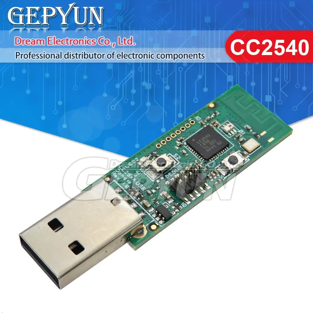 Wireless Zigbee CC2540 Sniffer Bare Board USB Interface Dongle Capture Packet Sniffer Board Debug Pin Bluetooth 4.0 BLE Adapter