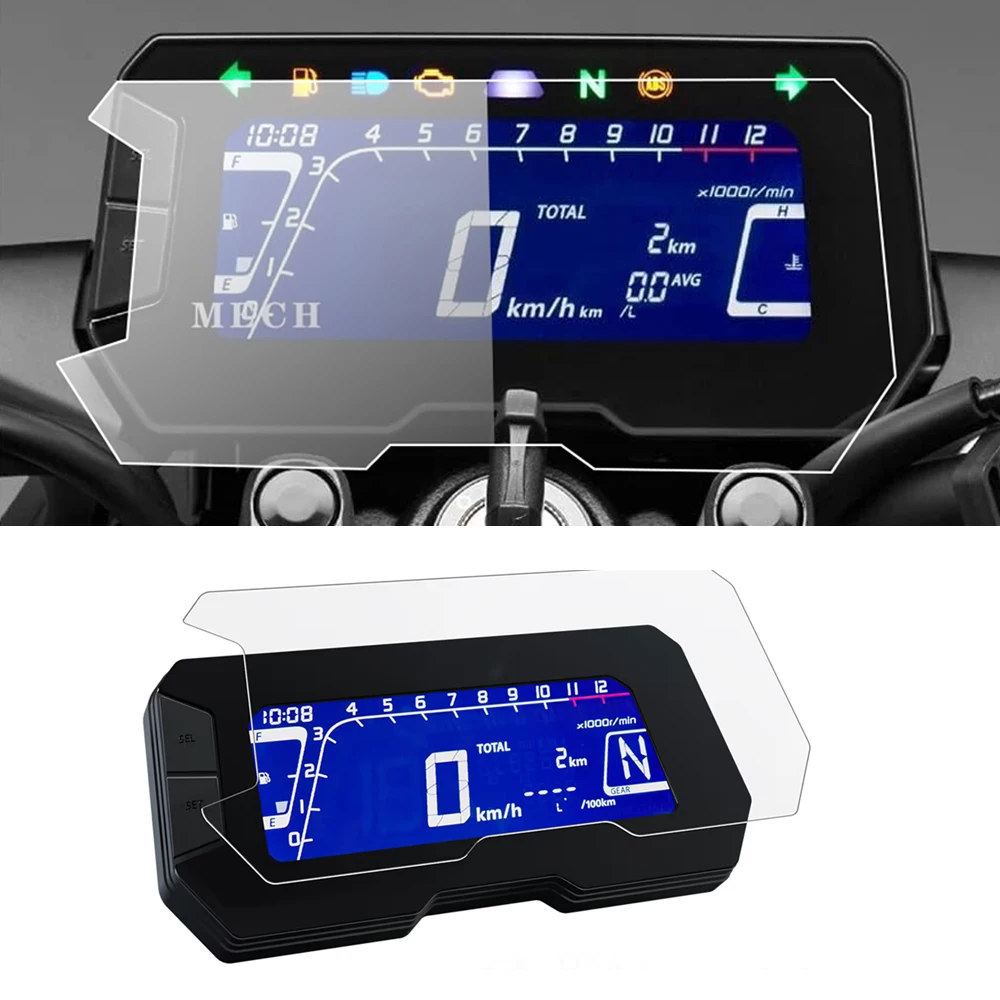 Motorcycle Protection Instrument Film Scratch Cluster Screen Dashboard For Honda CB125 CB125R CB150 CB250R CB300R 2018-2023