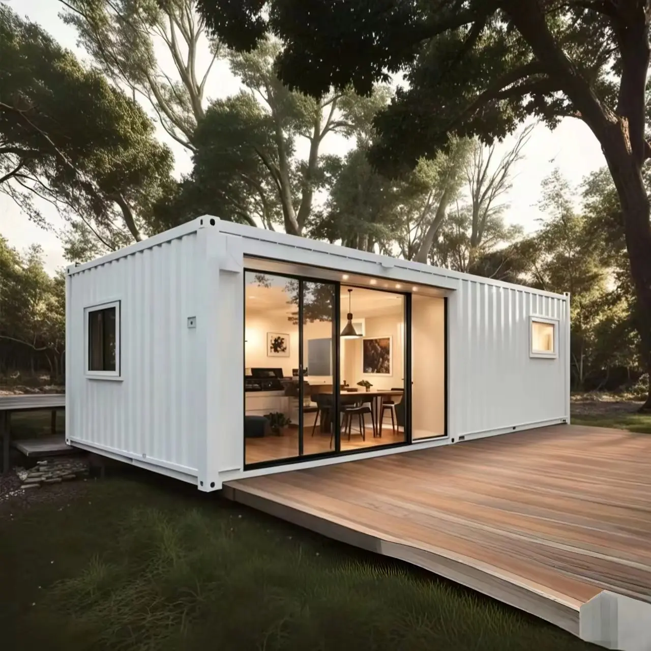 Expandable Durable Steel Frame Prefab Container Home 20ft 40ft for Worker Dormitory And Construction Site