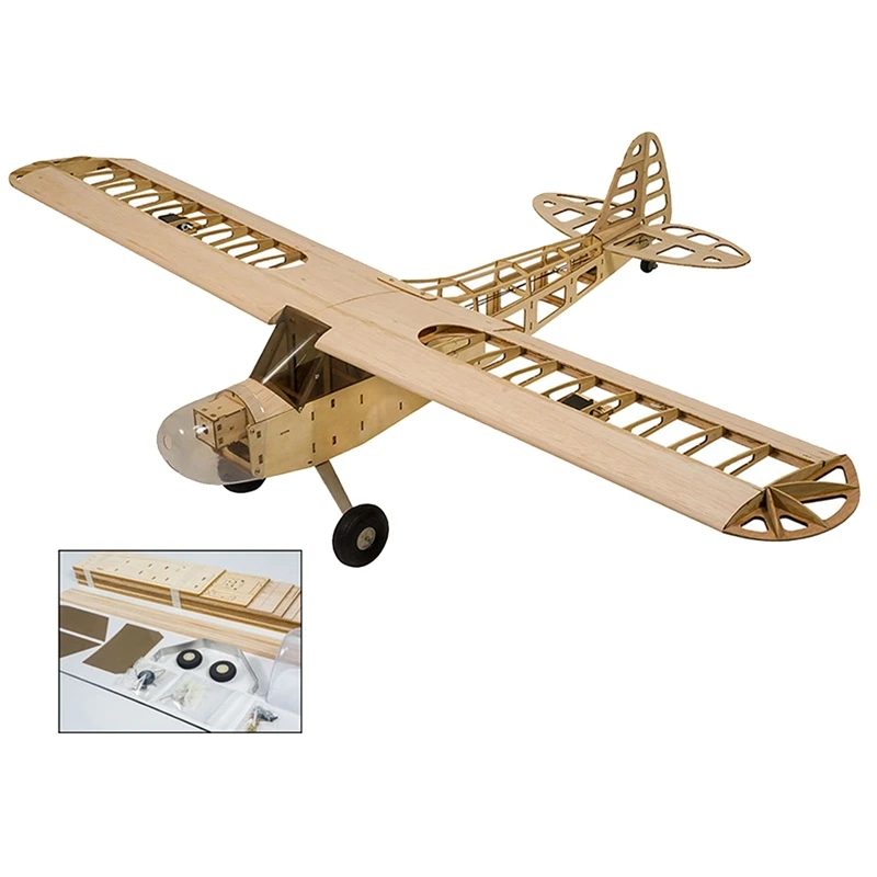 Wood RC Airplane 1.2M 30E 4CH Remote Control Aircraft KIT/PNP Version DIY Flying Model Wood