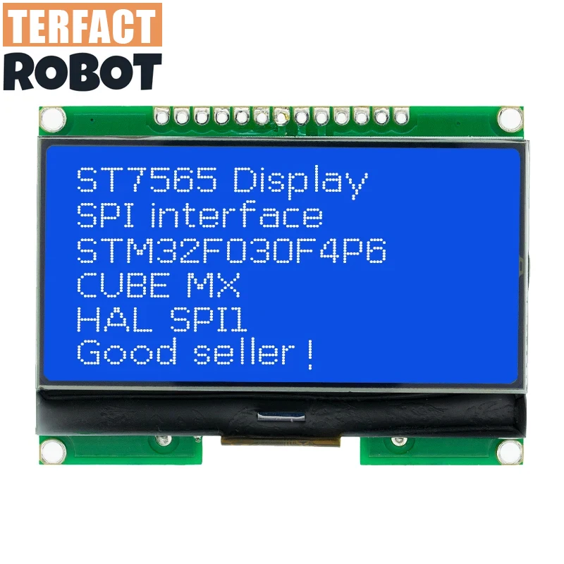 Lcd12864 12864-06D, 12864, módulo LCD, COG, con fuente china, pantalla de matriz de puntos, interfaz SPI