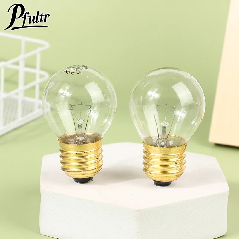 1Pc 230V E27 300 Degree High Temperature Resistant Microwave Oven Bulb Cooker Lighting Bulb 40W 60W Light Bulb