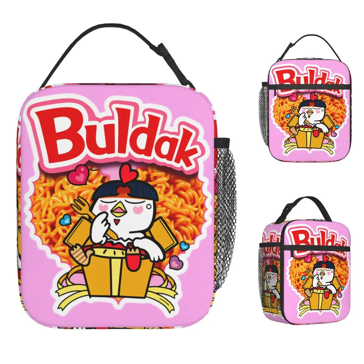 Kwaii Anime B-Buldak Ramesn Lunch Bag Outdoor Picnic Lunch Box For Girls Casual…