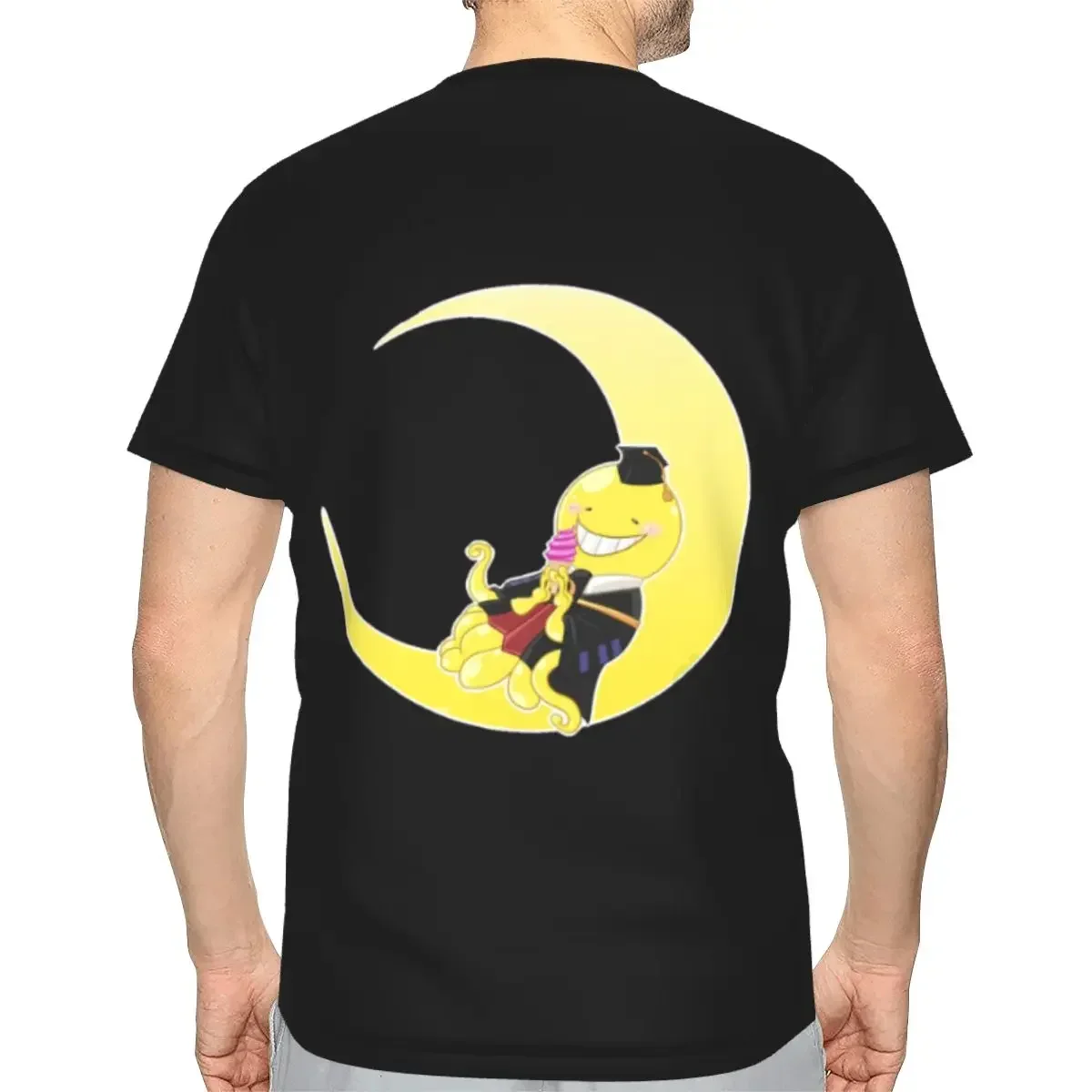 Assassination Classroom Octopus Koro Sensei polyester T-Shirt Men'sClassic T Shirts Men Round Neck Short Sleeve