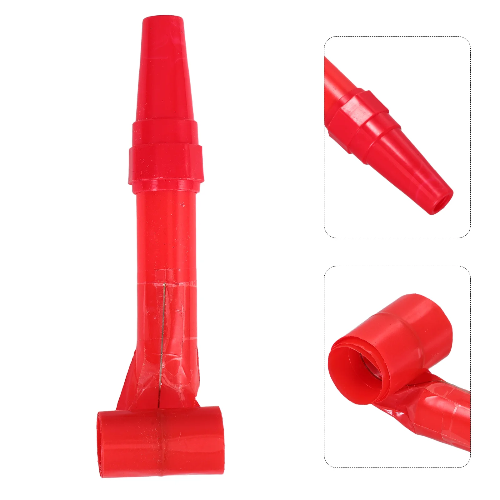 

50 Pcs Sticking Accessories Musical Party Blowouts Noisemakers Red Plastic Child
