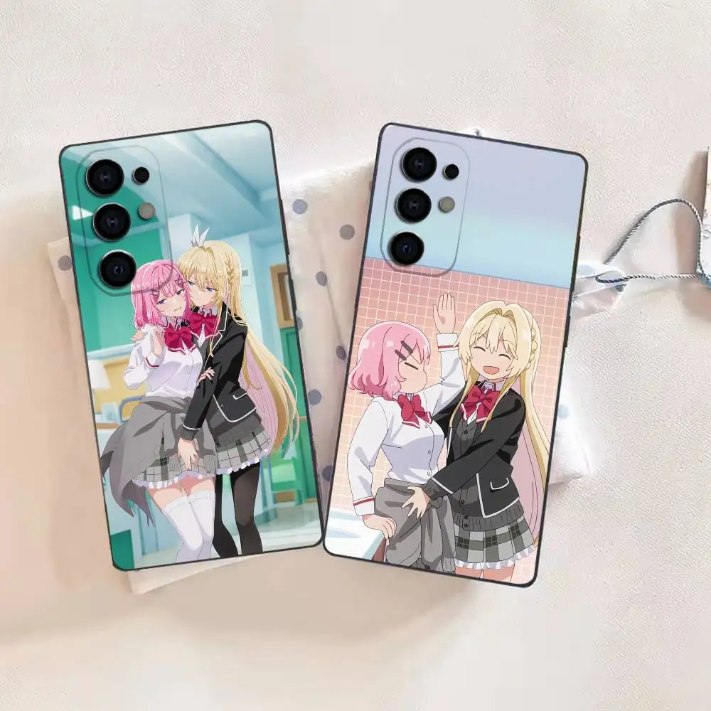 Anime character Renako Amaori Phone Case For Samsung S26,25,24,21,22,21,20,10,9,8,7,6,5,Ultra,Plus,Fe,Lite Black Shell
