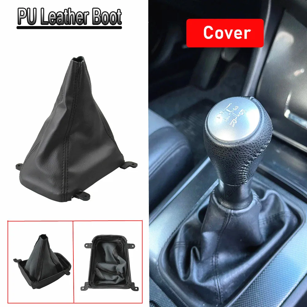 For HONDA ACCORD EURO VII 7 MK7 2003 2004 2005 2006 2007 2008 PU Leather Car Gear Shift Knob Gaitor Dustproof Boot Cover