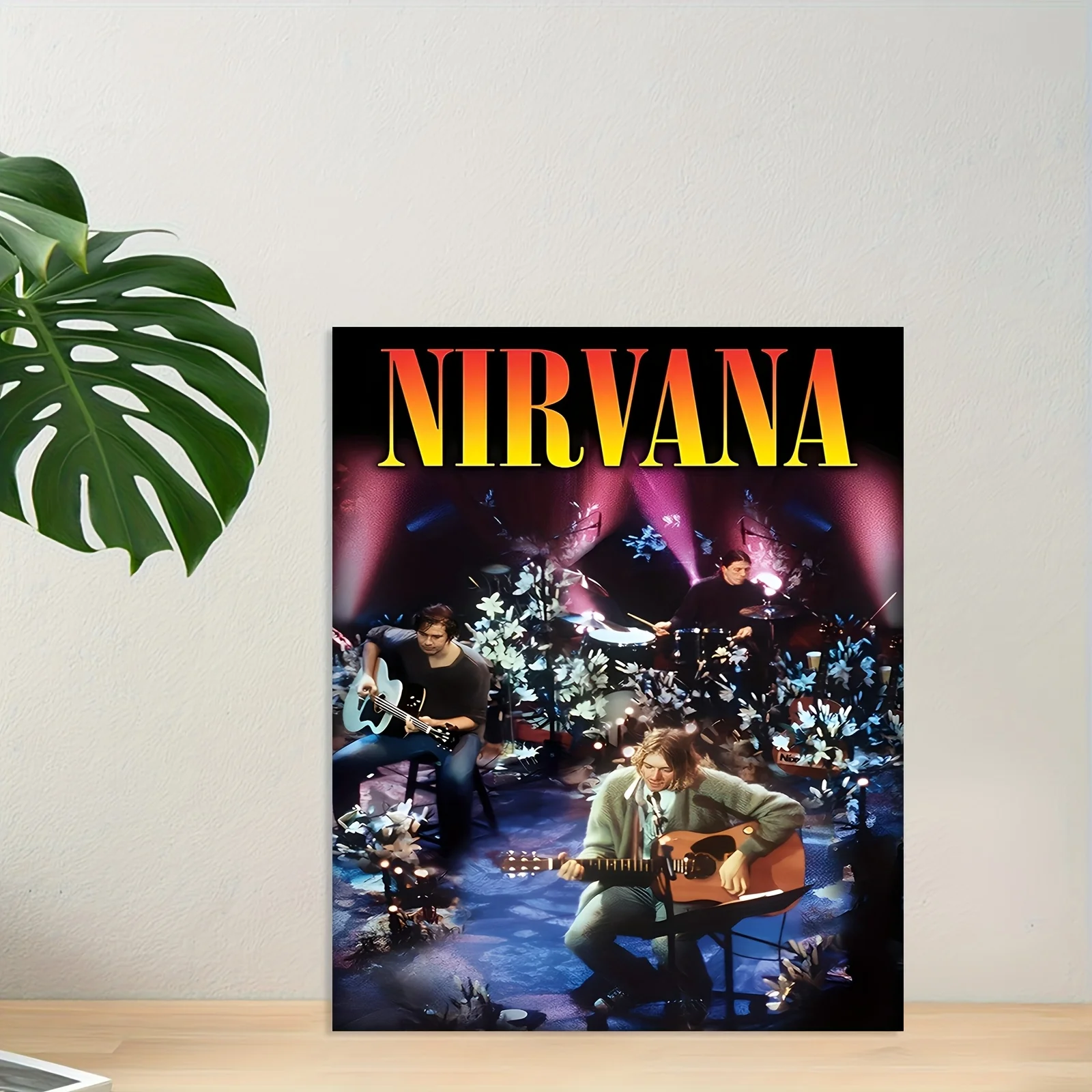 Nirvana MTV Unplugged Shower Curtain: Iconic Performance That Adds Grunge Vibes and Nostalgia to Your Bathroom Decor