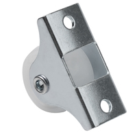 Guide Wheel Casters Replacement Caster Wheel 25mm Drawer Wheel Fixed Caster Metal Fixtures For Small Cart Furniture