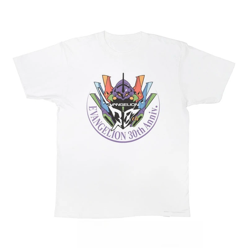 

2025 Summer EVA 30th Anniversary short-sleeved Printed T-shirts for men and women EVA pure cotton loose anime T-Shirt Y2k