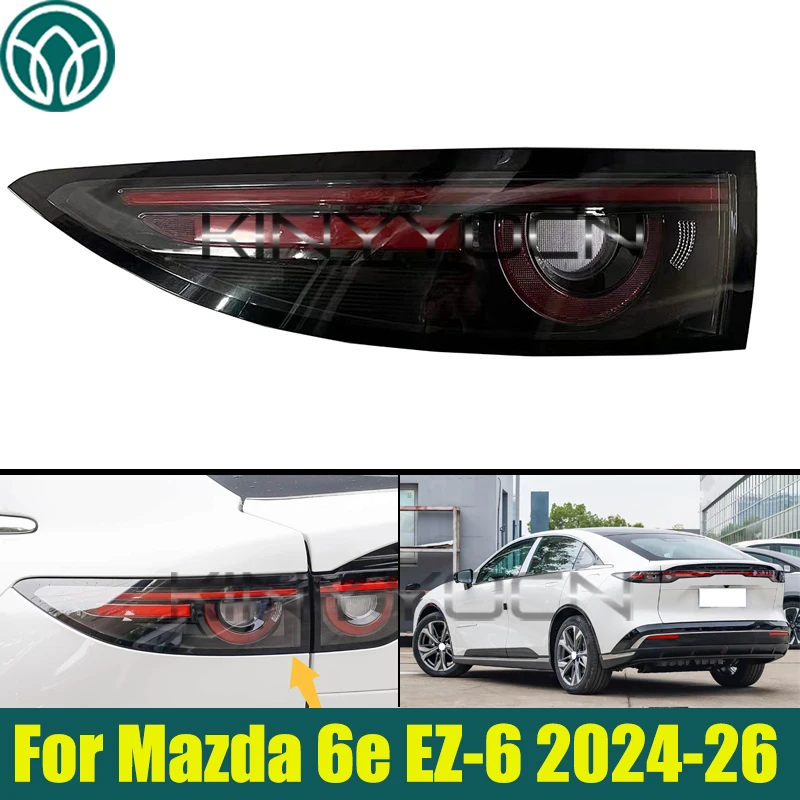 

Used Taillight Taillamp For Mazda 6e EZ-6 2024 2025 2026 Rear Lights Warning Lights Rear Turn Signal Lights