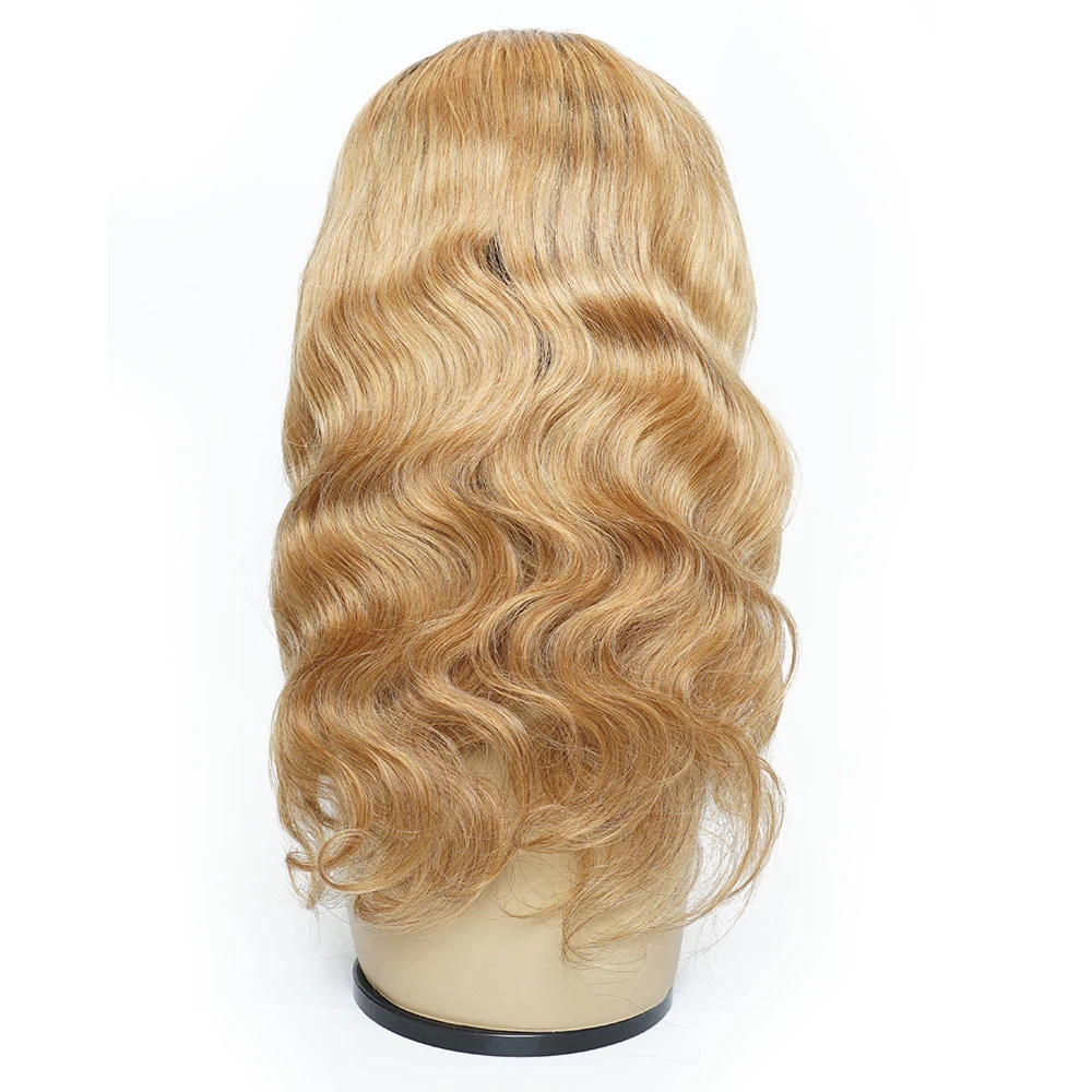 1B/27 Ombre Blonde Headband Wig Body Wave Human Hair Wigs For Women None Lace Front Wigs Remy Brazilian Colored Bodywave Wig