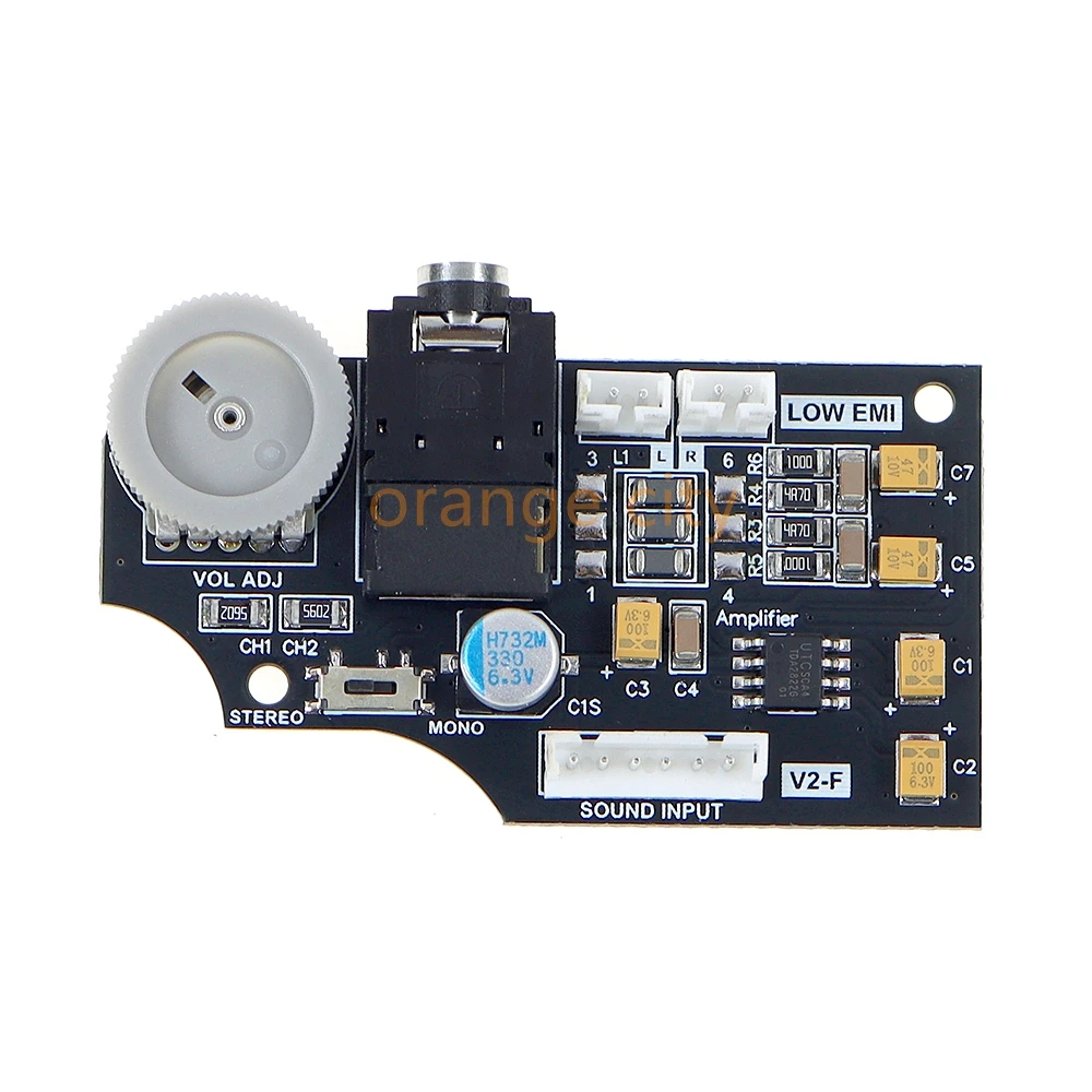 

4PCS For SEGA GG Dual Channel Volume Audio Board For Sega GAME GEAR USB-C Audio Board High Quality Using ELNA Audio Capacitor