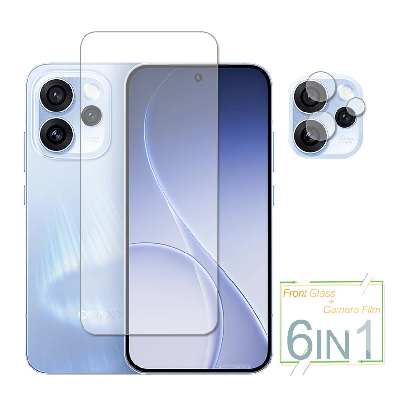 

Для OPPO Reno 15 Pro Glass Reno 15 Pro Global Защитная пленка для экрана Защитное закаленное стекло Задняя пленка для объектива камеры телефона Reno 15 Pro