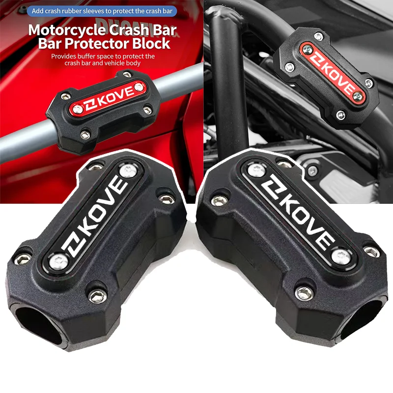 

For KOVE 800X Pro/Rally 525X 500X 400X 800/525/500/400 X Motorcycle Engine Crash bar Bumper Trim Protection Block Accessories