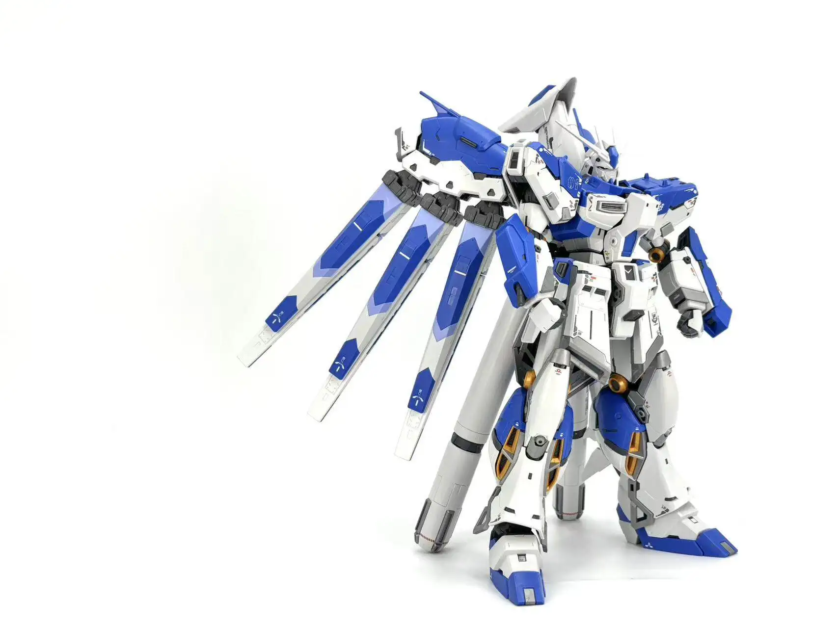 Rg Enlarged Hi Nu Hn 1/100 Plastic Assembly Mecha Model Kit Action Figure Collectible Toy Desktop Ornament Holiday Gifts For Fan