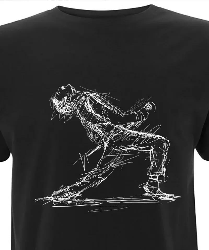 2025 فريدي ميركوري كوين روك تي شيرت رجالي تي شيرت هدايا للرجال قطن تي شيرت #1