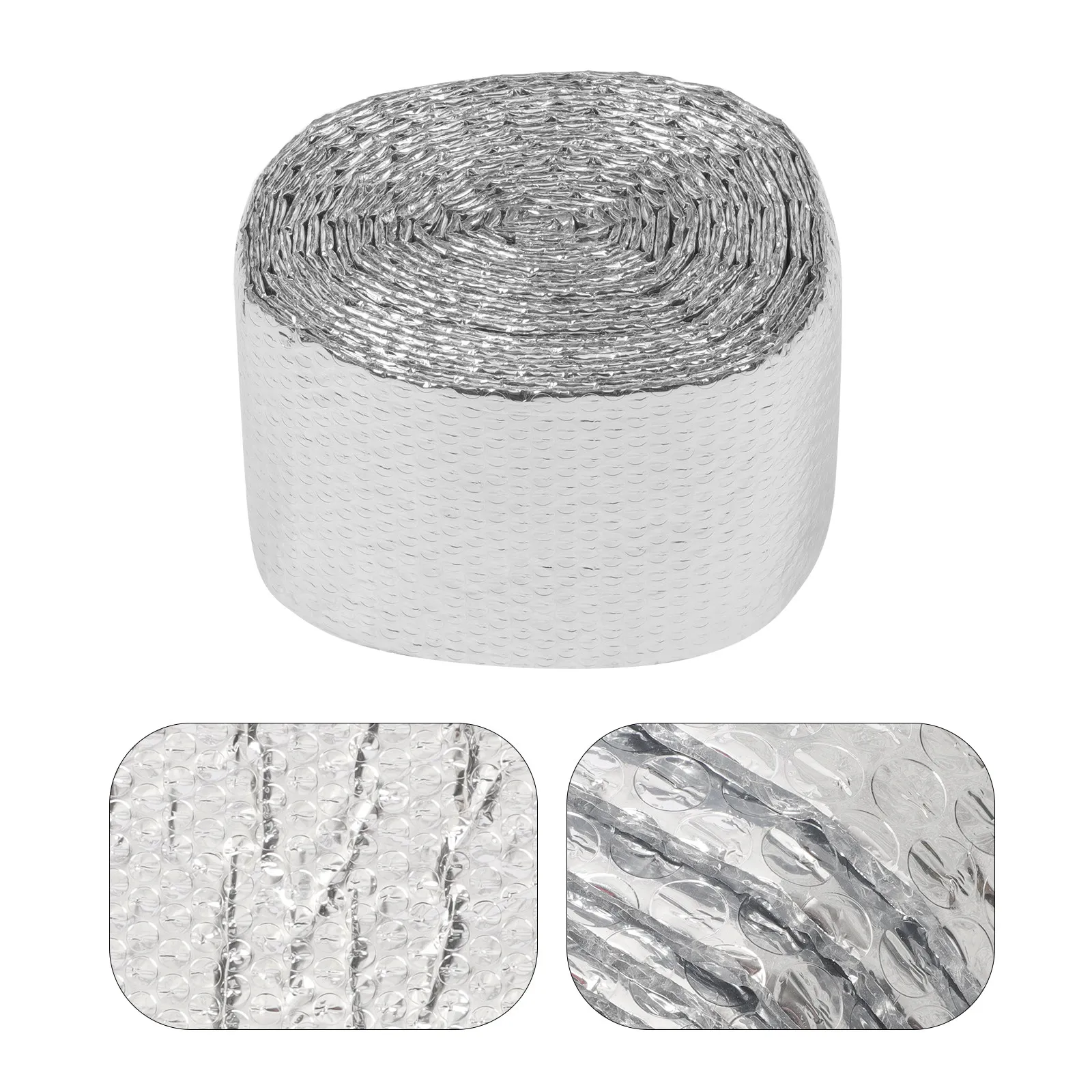 Thermal Insulation Bubble Film Roll – Reflective Aluminum Foil for Roof, Walls, Cars & Greenhouses, Abrasion Resistant