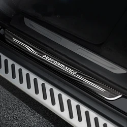 BMW F10 F11 F15 F16 F20 F30 F25 F34 F36 X1 X3 X4 X5 X6 E70 E71 E84 E90 탄소 섬유 인테리어 도어 씰 미끄럼 방지 장식