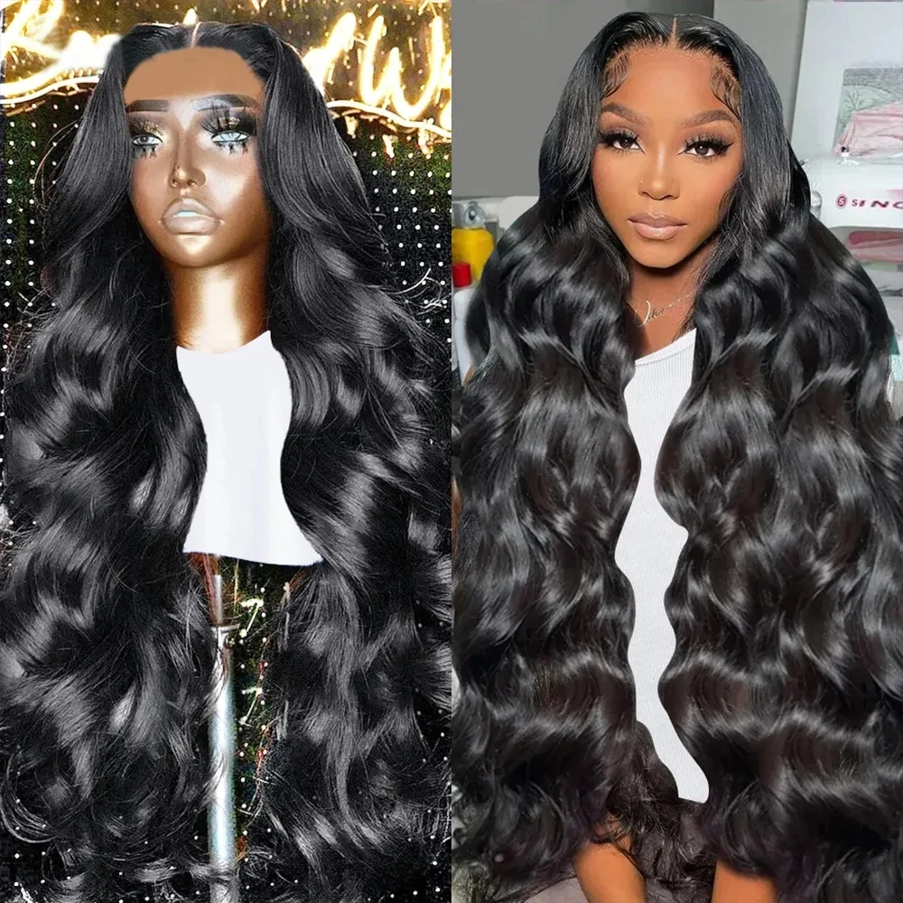 13X4 Body Wave Lace Front Human Hair Wig 13x6 Transparent Lace Frontal Wig 36 inch Brazilian 360 Full Lace Wigs Factory Price