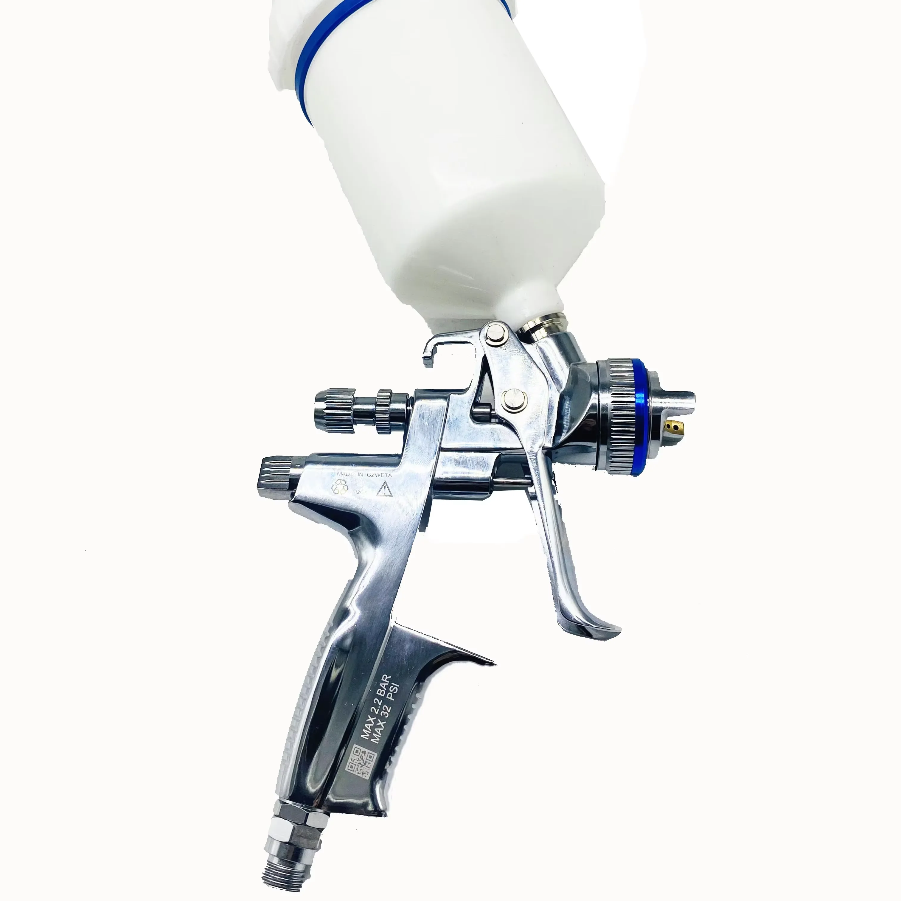 

DEWELES High Quality Paint Spray Gun Gravity 4000B 1.3mm/1.7mm With 600cc Plastic Tank Repair Air Tools Low Pressure Airbrush