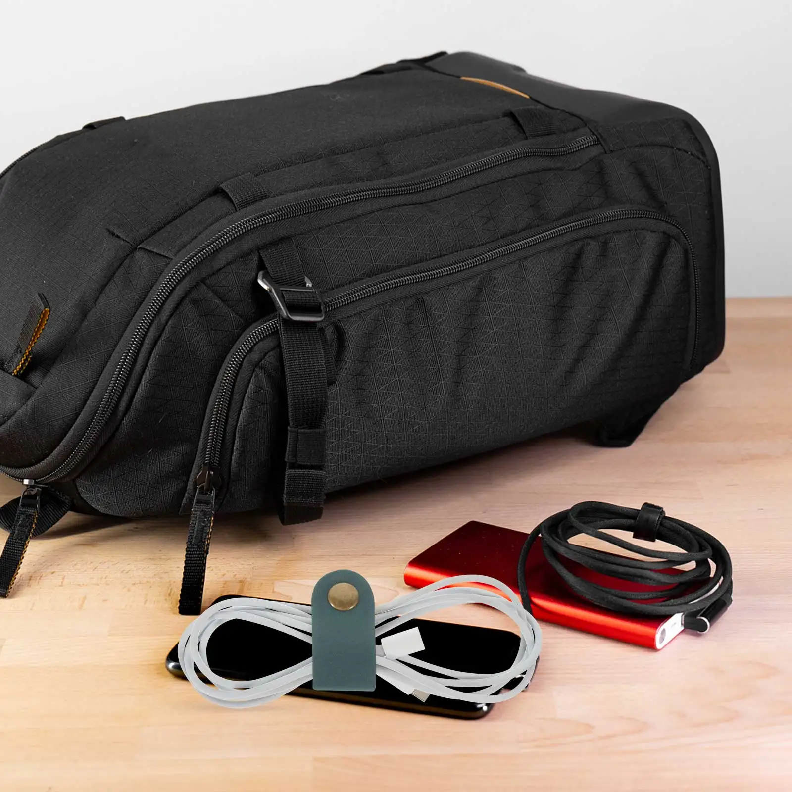 

5pcs Cable Wrap Organizer Winder Wire Management Straps For Usb Earphone Cords Reusable Portable Cord Keeper Tangle-Free