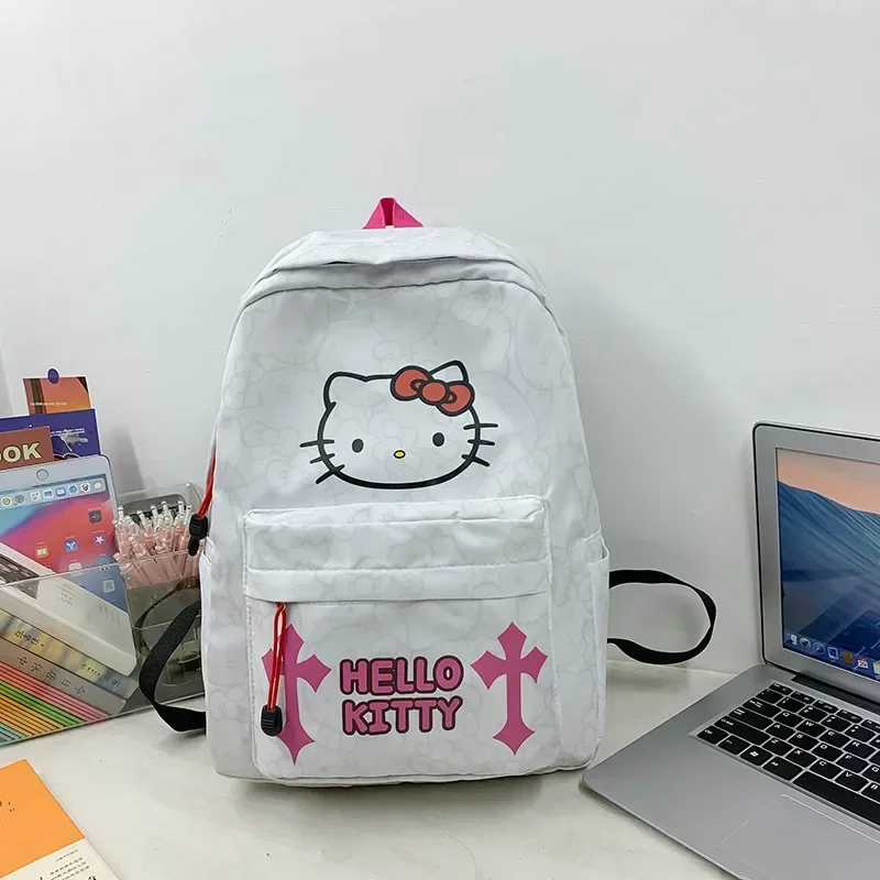 Hello Kitty Girls Fashion School Bag Cute Trendy Cool Backpack Sanrio Backpack Hello Kitty School Bag backpack women