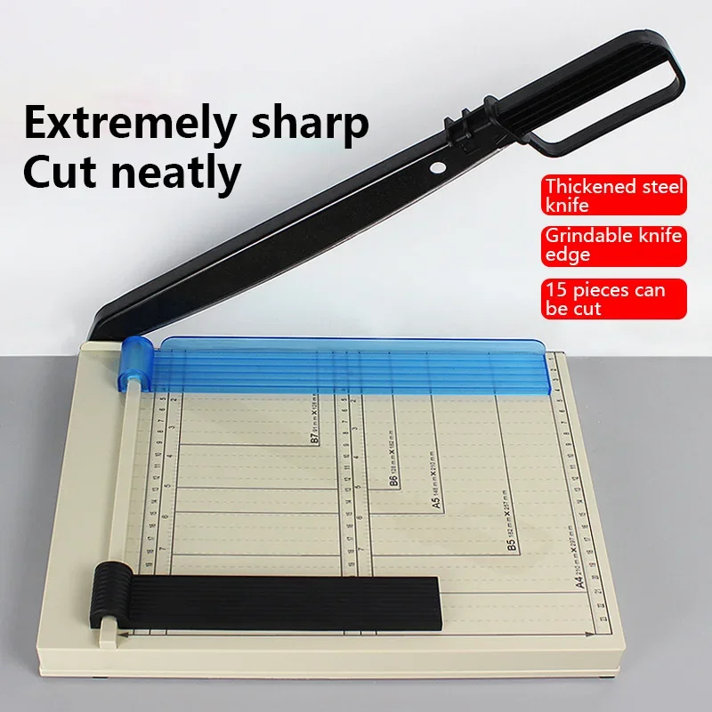 

GD106 Paper Cutter A4 Size Manual Paper Photo Trimmers Small Paper Cutter Knife Business Card Photo Cutter Blade Cutter