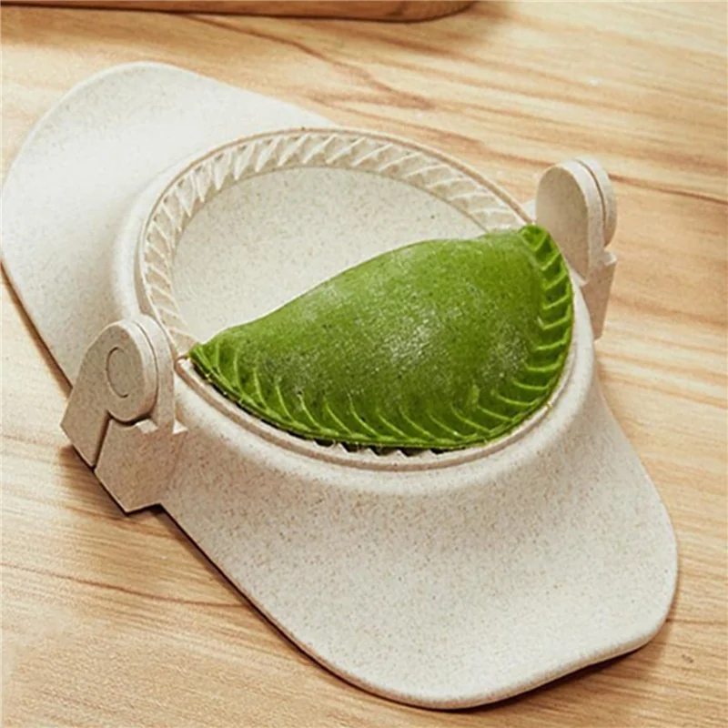 

A93E-2 Set Empanada Maker Press, 6 Inch Extra Large Dumpling Maker Set With Dough Cutter, Dumpling Mold Set For Pierogi