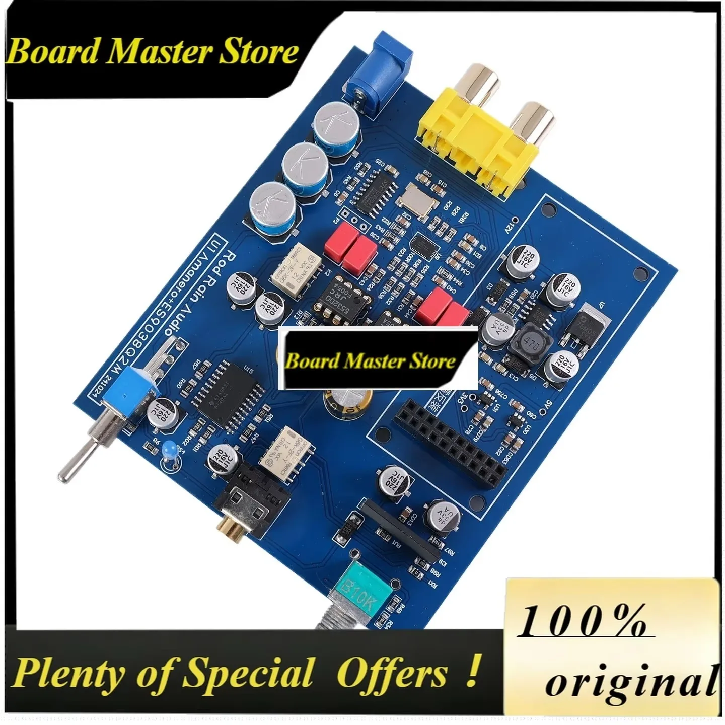 BoMaSNvarcher Es9038 Sound Card Usb Decoder Board Dac Dsd Compatible Amanero Xmos+cpld