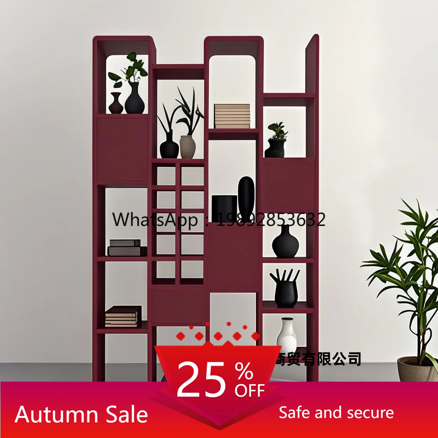 

LYY Bookshelf Bookcase Minimalist Living Room Storage Rack Decorative Cabinet Partition Cabinet Curio Cabinet