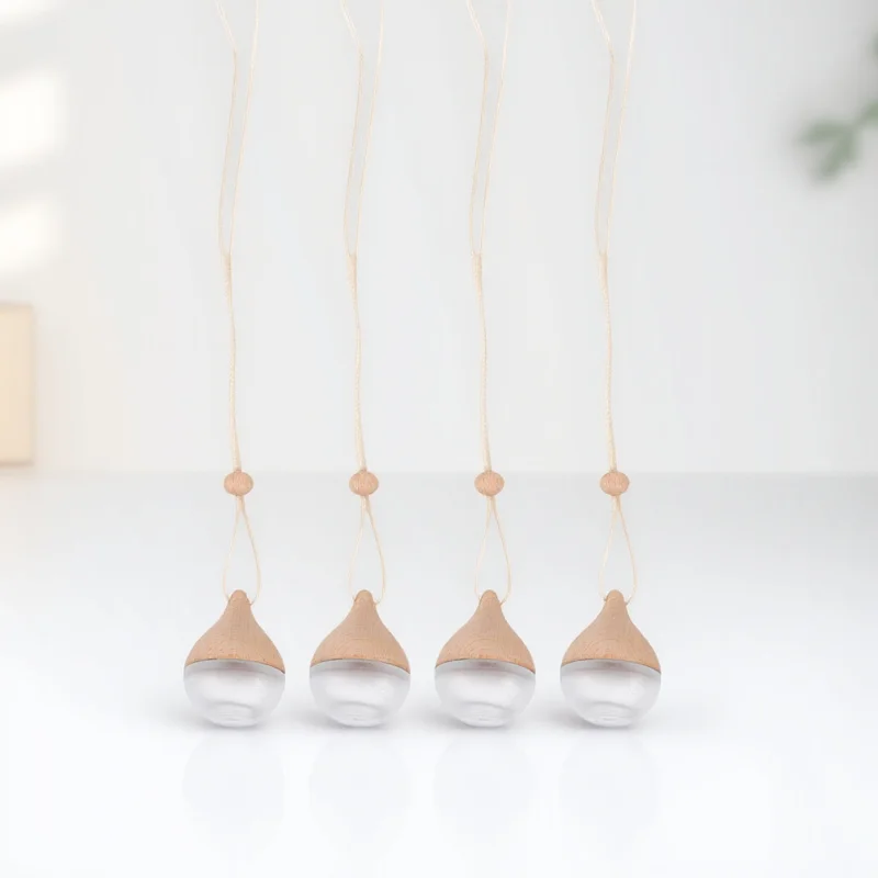 

4pcs Car Perfume Pendant Diffuser 8Ml Glass Bottle For Essential Oil Car Hanging Accessories Aromatherapy Decor Auto Interior