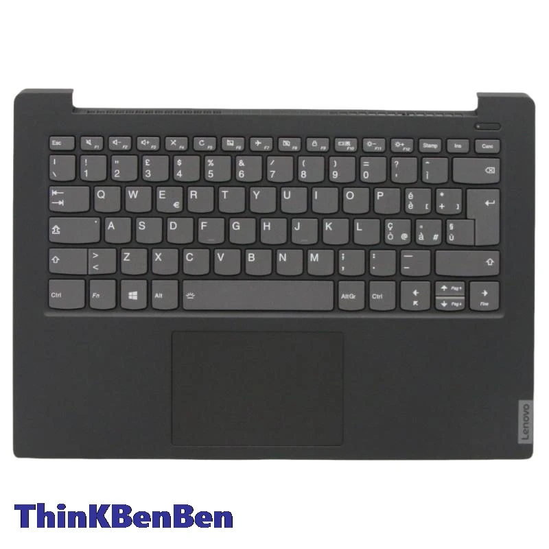 

IT Italian Onyx Black Keyboard Upper Case Palmrest Shell Cover For Lenovo Ideapad S340 14 14IWL 14API 14IIL 14IML 5CB0S18503