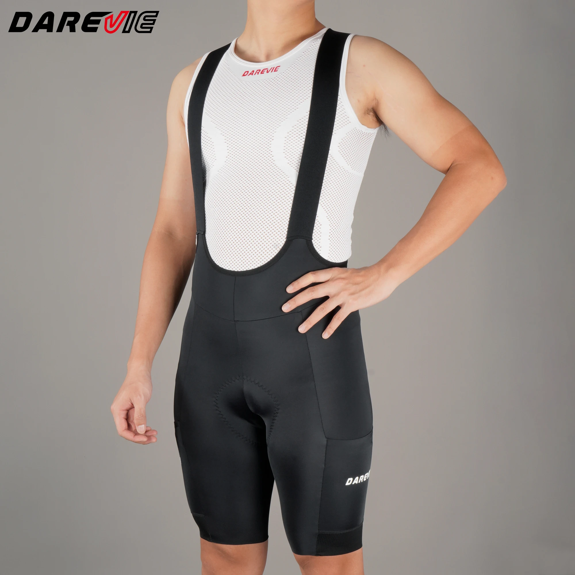 

DAREVIE Men Cycling Shorts Korea ASK Lycra Anti Slip Bretelelle Men's Cycling 120kg/m³ Sponge Pad Soft Cycling Clothes For Men