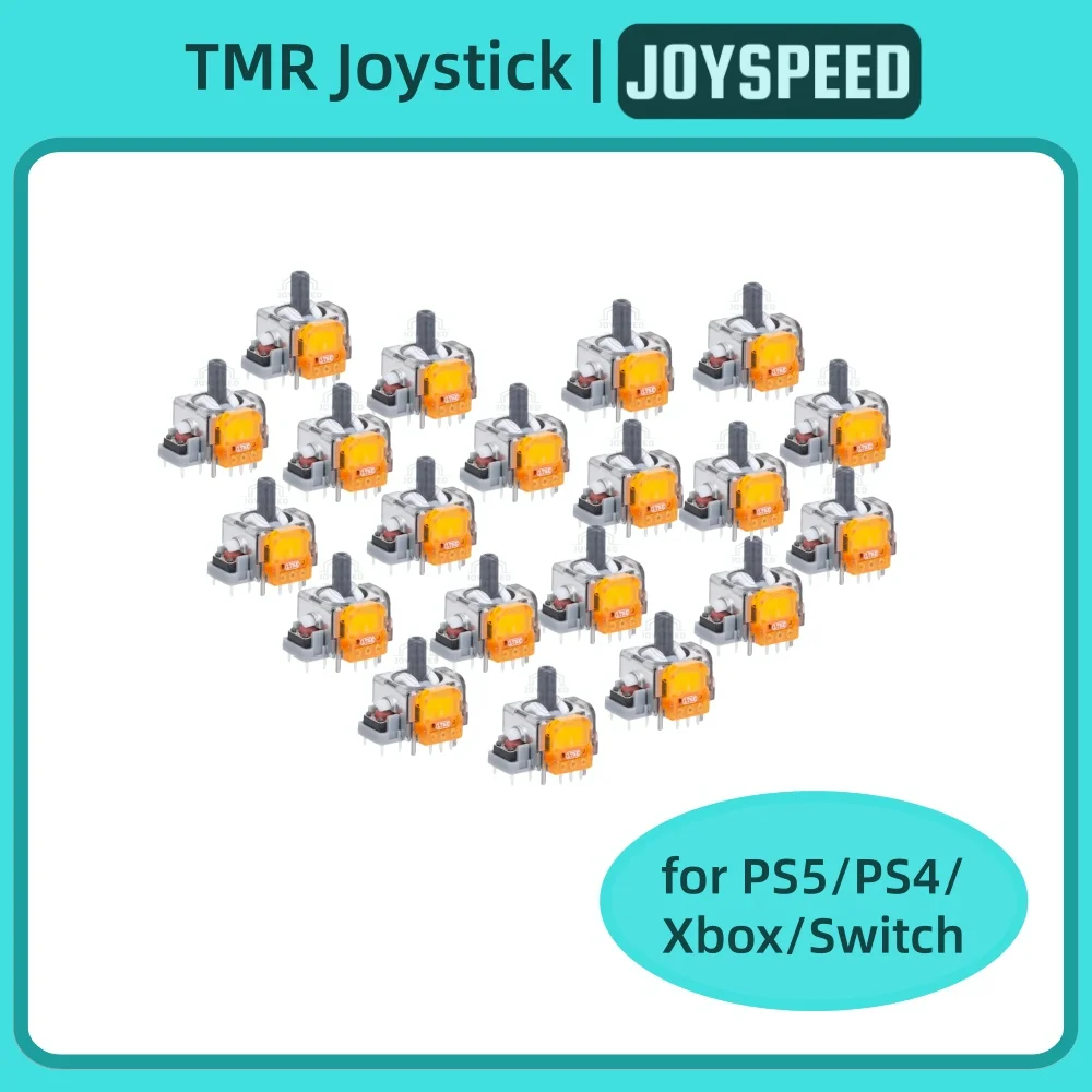 50/100pcs TMR Joysticks for PS5 DualSense Controller Edge PS4 3D Analog Stick Replacement for Xbox Switch Thumbstick Accessories