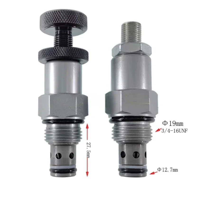 1PC Hydraulic Relief Valve LRV - 08 Pressure Adjustable Cartridge Pressure Valve