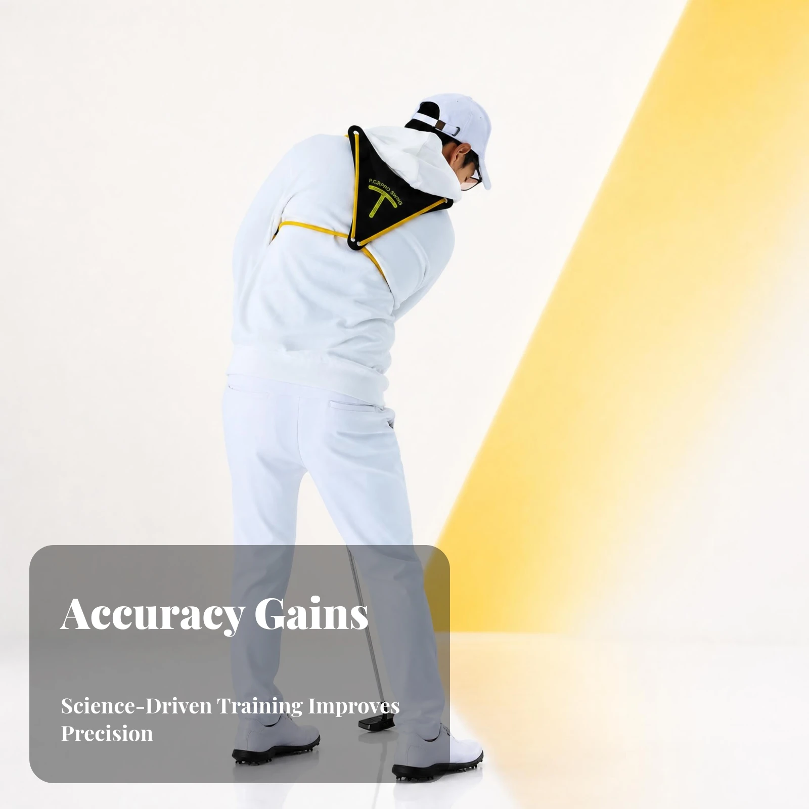 Golf Posture Corrector Sports Gear Posture Training Aid Golf Swing Corrector Flexible Strap System Non-Slip Grip
