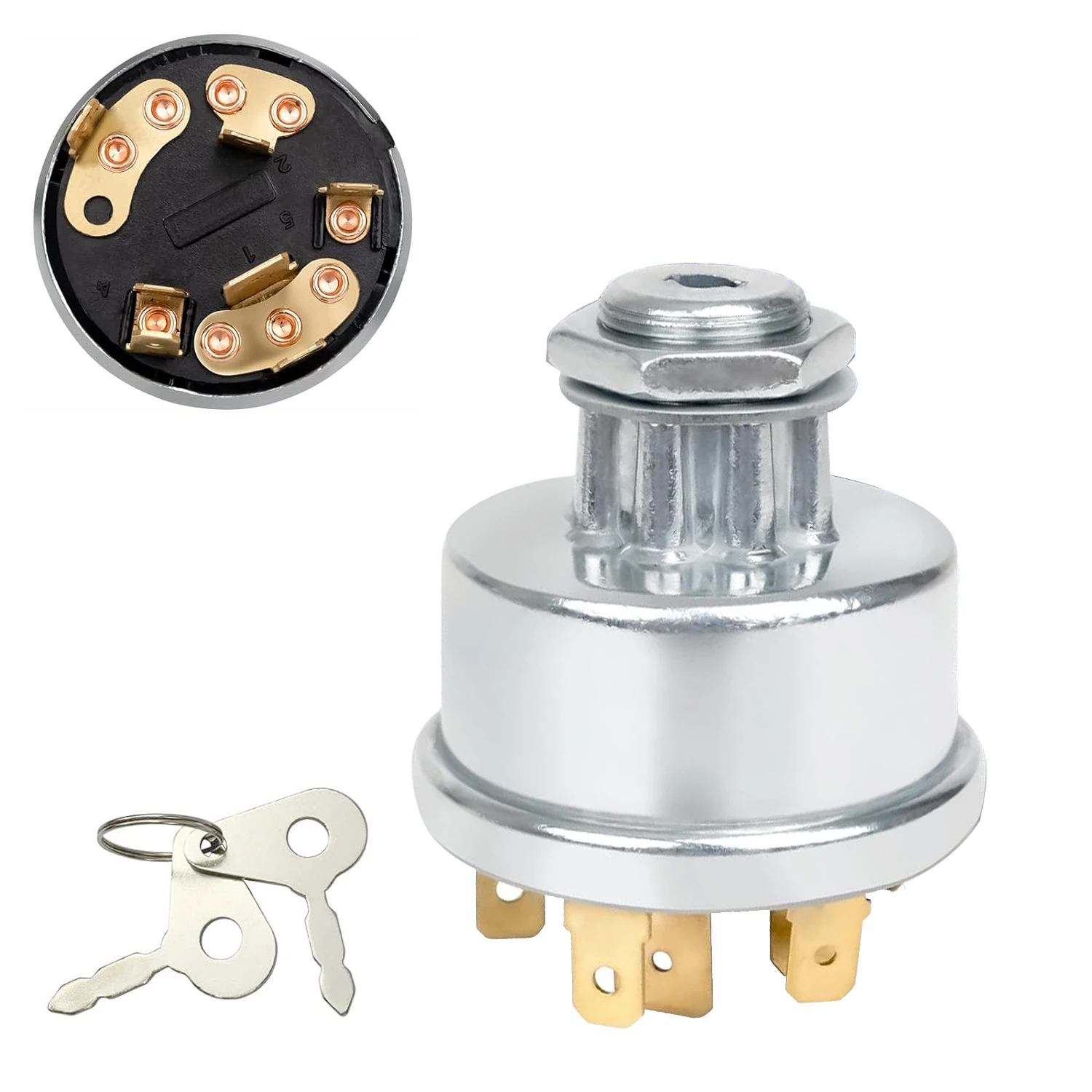 مفتاح إشعال التبديل E7NN11N501AB 65572 متوافق مع فورد 2000 3000 4000 5000 2600 3600 4600 6600 6700 7600 جرار