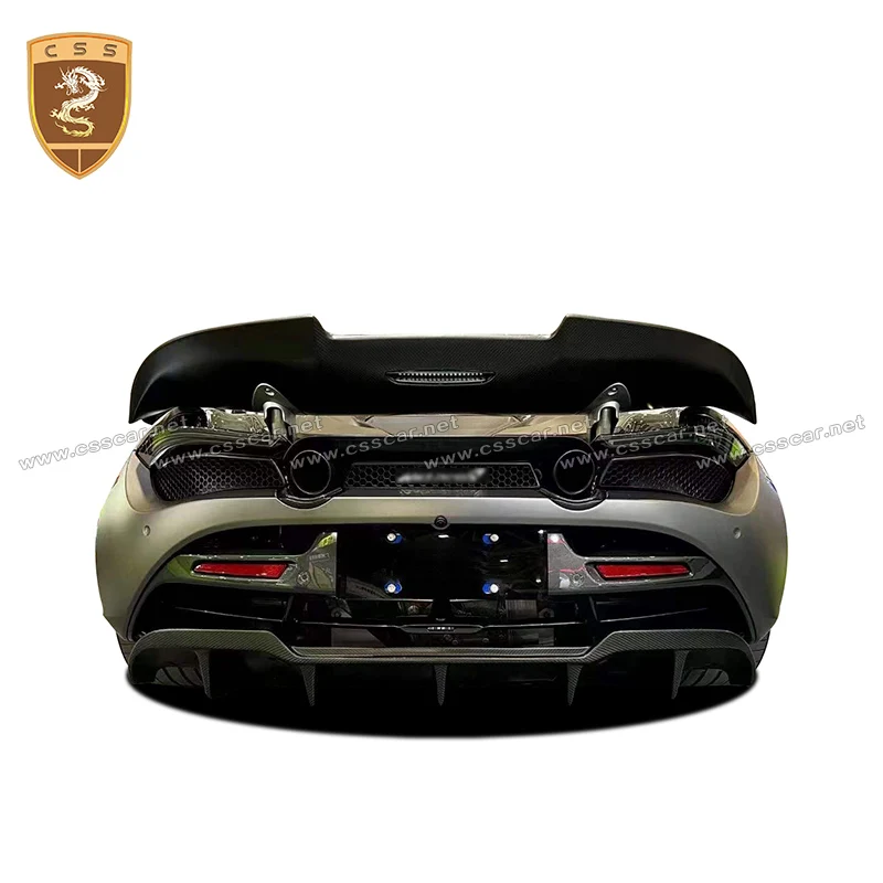 Cubiertas de Ventilación Laterales para Guardabarros de Coche, Alerones Delanteros y Traseros, Faldones Laterales para McLaren 720S, Estilo RYFT, Kits de Carrocería de Fibra de Carbono Seca