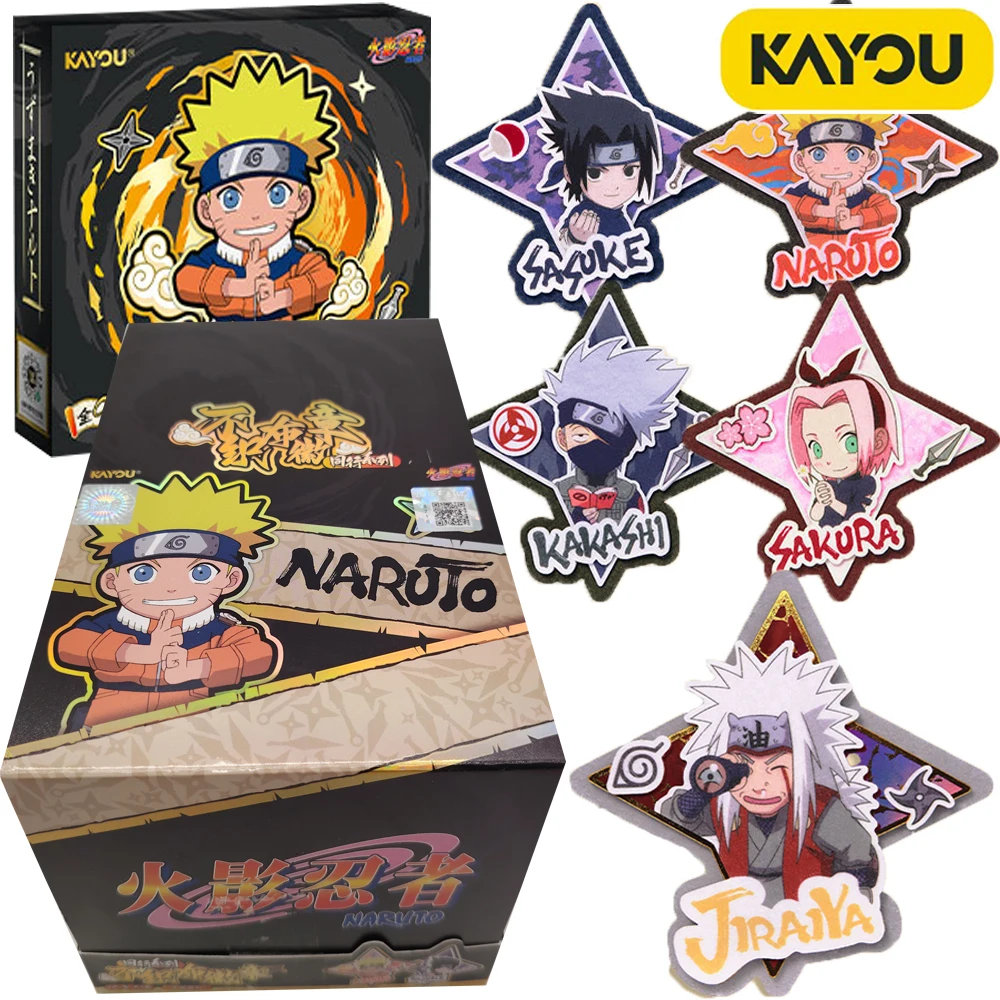 

Kayou Original Naruto Non-woven Fabric Badge Anime Figure Unique Craftsmanship Exquisite Brooch Accessories Peripheral Toy Gift