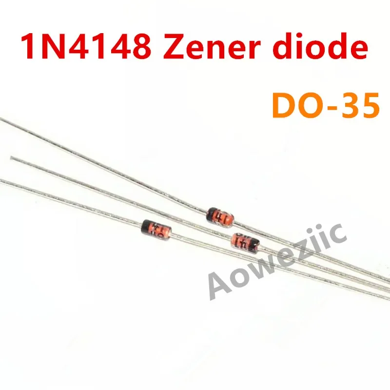 100pcs/lot 1N4148 IN4148 Switching Diode DO-35 Diodes 0.15A 75V electronic components