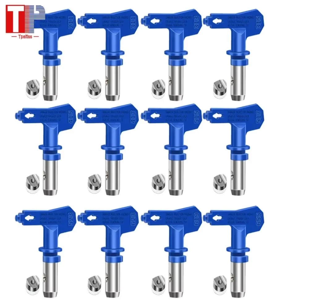 Tpaitlss  High Quality Spray Gun Accessories Blue Airless Nozzle Head Reversible Airless Spray Nozzle Head