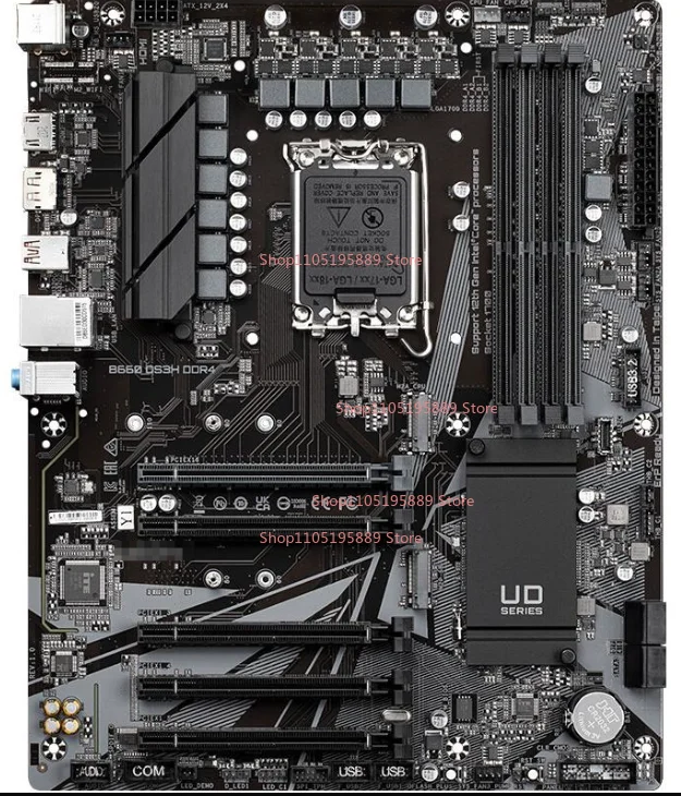 Quad Slot for Gigabyte B660M DS3H DDR4 Main Board, Support 12th and 13th Generation Intel Core Processors