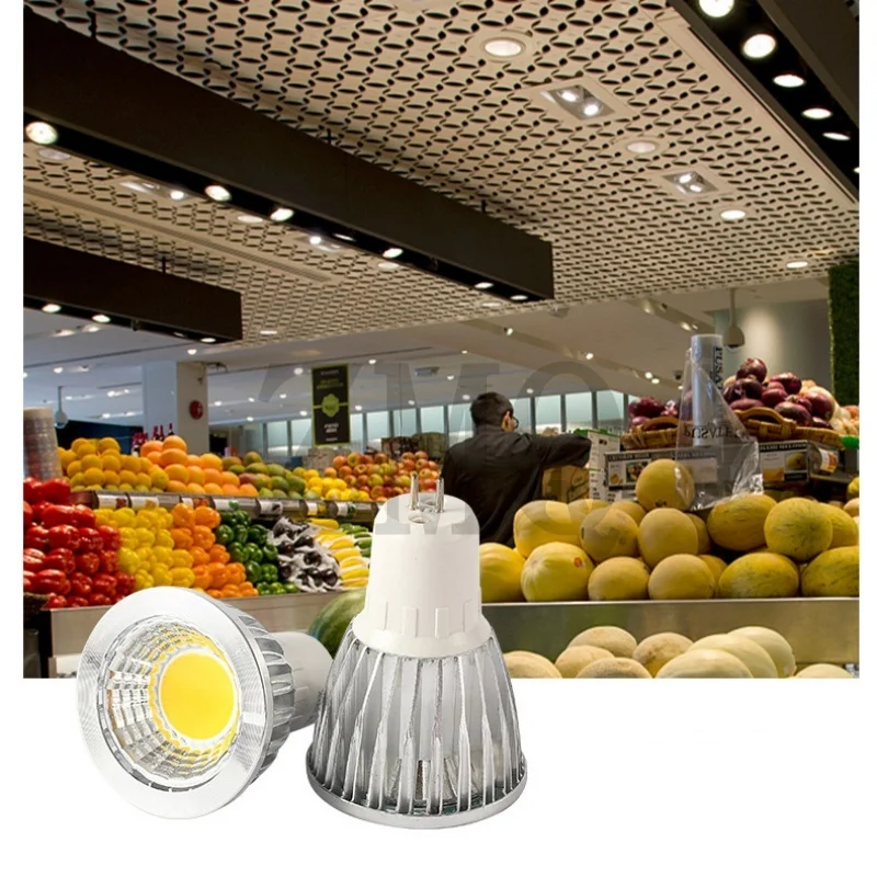 5 قطعة LED الأضواء لمبة GU10 GU5.3 E27 E14 MR16 Led 12 فولت 110 فولت 220 فولت التيار المتناوب 9 واط 12 واط 15 واط LED GU5.3 GU10 COB LED ضوء المصباح