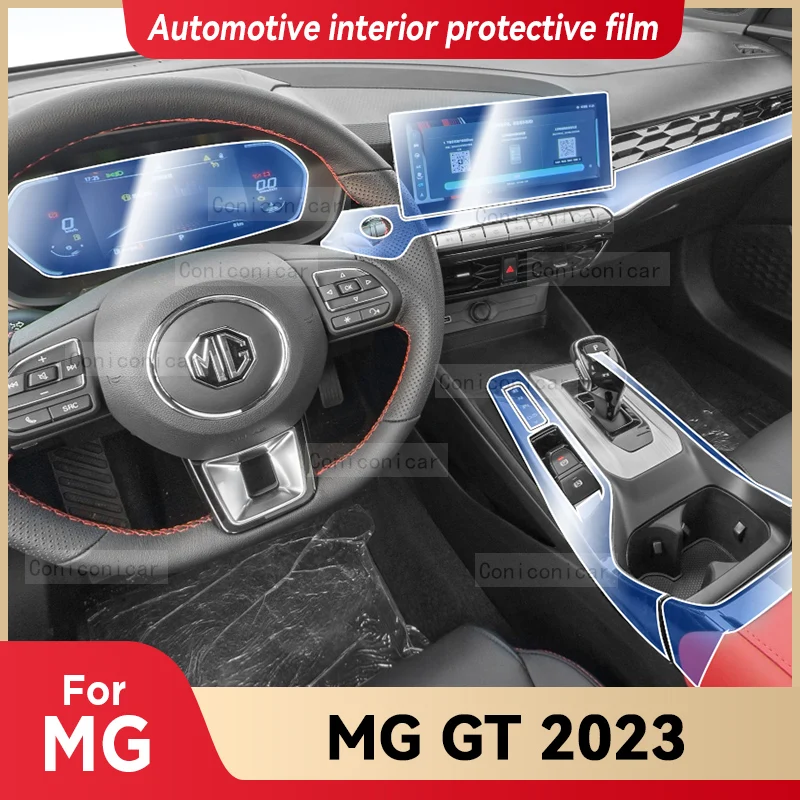 

For MG GT 2023 Car Gearbox Panel Film Dashboard Protective Sticker Interior Screen Anti-Scratch Film Cover Accessories