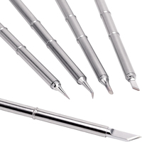 5Pcs T12-K Soldering Iron Tips BitT12-K\\KF\\KL\\KR\\KU Lead-Free Tip for sold Electronic soldering ironering iron tin welder tips